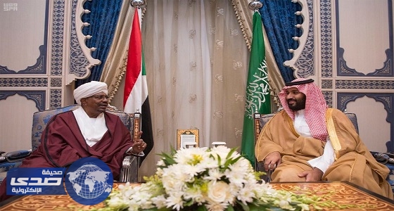 سمو ولي العهد يلتقي رئيس جمهورية السودان