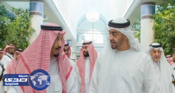 بالصور.. الملك سلمان يبحث مع ولى عهد أبو ظبى العلاقات الثنائية