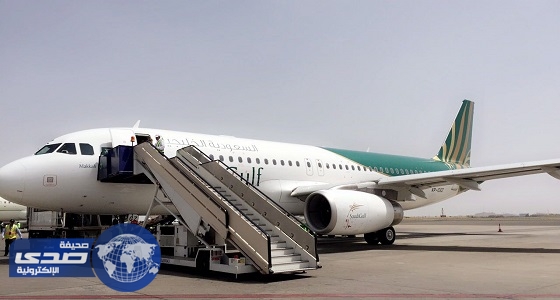 بالفيديو.. وصول اول رحلة لطيران الخليجية السعودية لمطار ابها