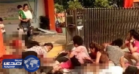 أول صور لحادث انفجار الصين