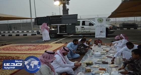 بالصور.. مركز أمن المنشآت في بيشة يقيم إفطار جماعي