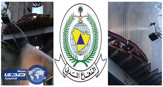 أعمال اللحام سبب حريق برج خميس مشيط بعسير