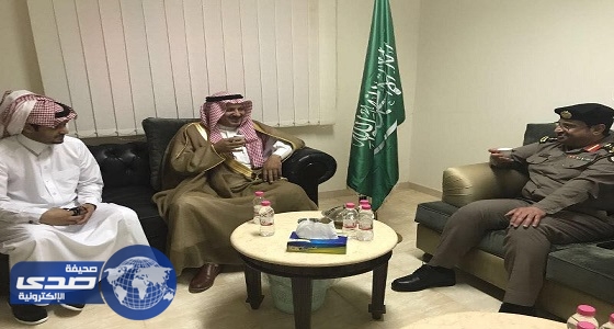 بالصور.. رئيس مركز صوير يستقبل المبايعين بتعيين ولي العهد