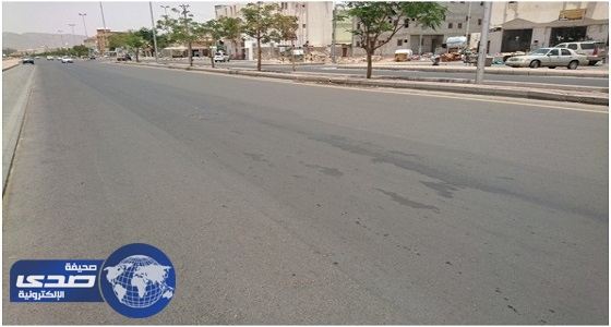 أمانة نجران تُلزم مقاول بإعادة تنفيذ أعمال سفلتة بشارع الملك خالد