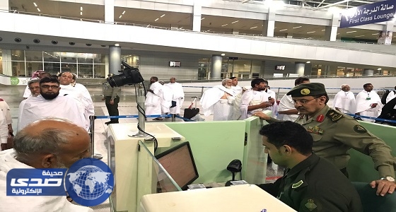 مساعد مدير عام الجوازات لشئون الحج والعمره يتابع قدوم المعتمرمين