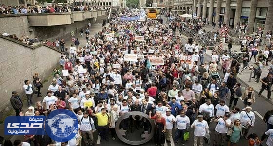 أبناء الجالية الإسلامية ينظمون مظاهرة ضد الارهاب في المانيا