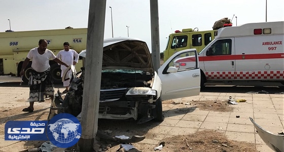 خمسة إصابات في حادث تصادم جنوب جدة