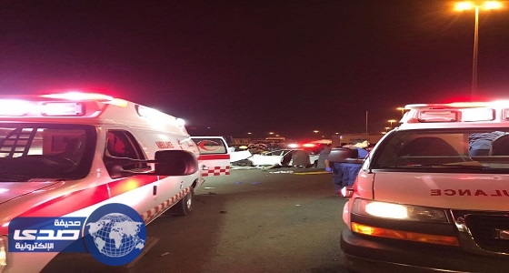 إصابة 10 أشخاص في حادث تصادم مروع جنوب جدة