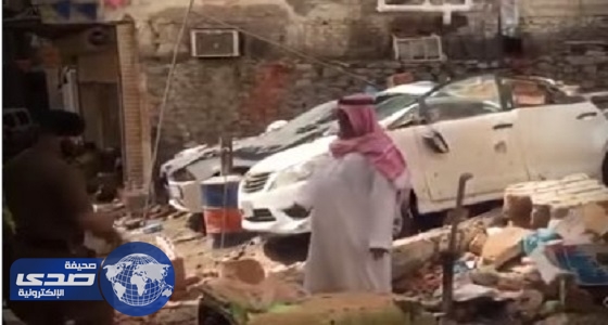 بالفيديو.. آثار الدمار الناتجه عن الفئة الضالة في حي أجياد المصافي بمكة