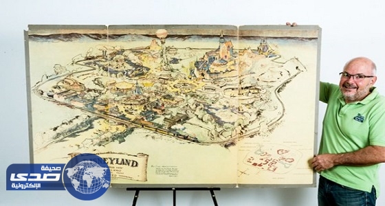 مزاد علني للخريطة الأصلية لـ ” ديزني لاند ” والسعر خيالي