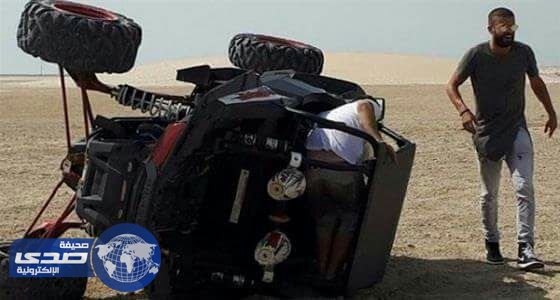 بيكيه يتعرض لحادث في قطر