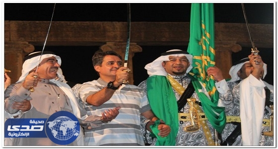 فرقة الدرعية تقدم العرضة السعودية في مهرجان جرش بالأردن