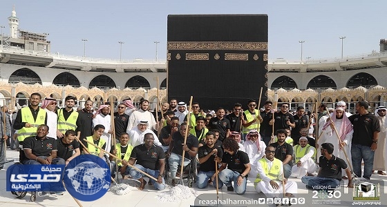 بالصور.. شؤون المسجد الحرام  تحتفي بزيارة &#8221; سفراء التطوع &#8220;