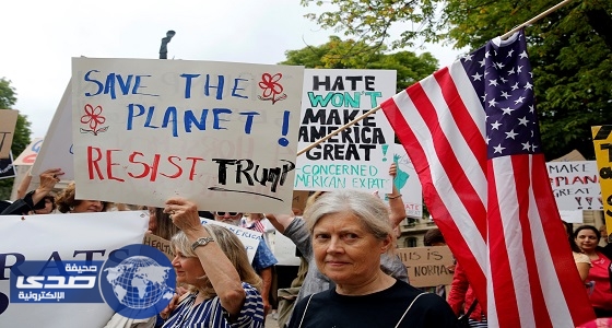 بالصور.. احتجاجات فرنسيين ضد زيارة ترامب