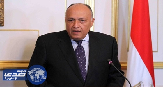 وزير الخارجية المصري: لن نتهاون ولا بد من الحسم مع الإرهاب