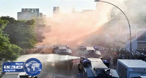 الشرطة تفرق مظاهرة مناهضة لمجموعة العشرين في هامبورغ