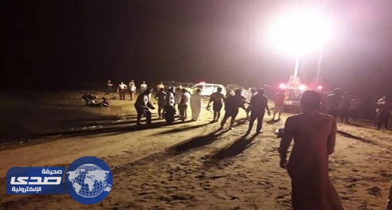 بالصور.. مصرع 4 شباب غرقا في شاطئ جازان الشمالي