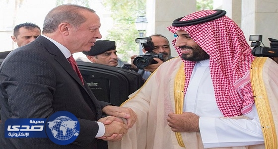 سمو ولي العهد يلتقي الرئيس التركي ويبحثان آخر مستجدات الأحداث في المنطقة