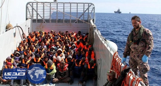 السلطات الليبية تنقذ 140 مهاجرا غير شرعي في صبراتة