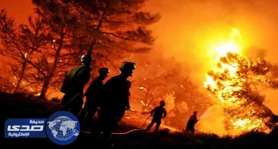 حرائق الغابات بـ ” صقلية ” تتسبب في فرار مئات السائحين