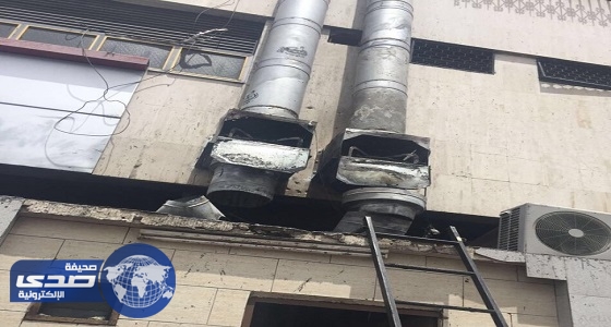حريق بمدخنة مطعم يُخلي سكان عمارة في الطائف
