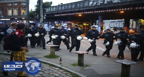 إصابة 160 شرطيا في اشتباكات هامبورج