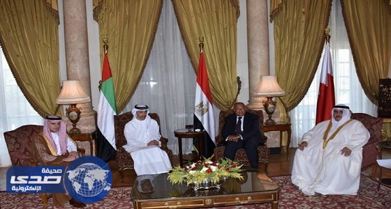 وزراء خارجية الدول الأربع يبحثون مع تيلرسون أزمة قطر في جدة غدا