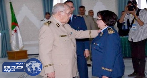 سيدة برتبة لواء بالجيش الجزائري لأول مرة