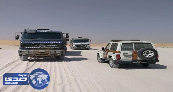 ضبط 15 شاحنة تعمل على نهل رمال الدمام
