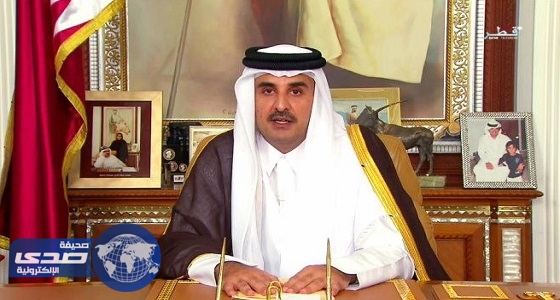 بالفيديو.. أمير قطر فى خطاب الانكسار: نعانى أزمة داخلية