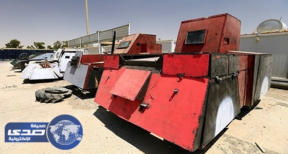 الشرطة العراقية تعرض سيارات داعش المفخخة في الموصل