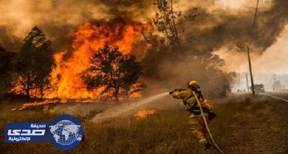 رجال الإطفاء يتمكنون من احتواء 40% من حريق غابات بكاليفورنيا