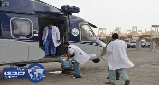 بالصور.. نقل طاقم طبي بين &#8221; جدة- مكة &#8221; بطيران الأمن