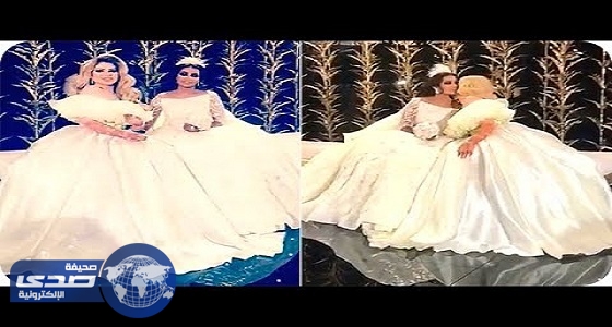 ⁠⁠⁠⁠⁠بالصور.. حليمة بولند تُثير جدلاً بفستانها الأبيض في زفاف العنود الحربي