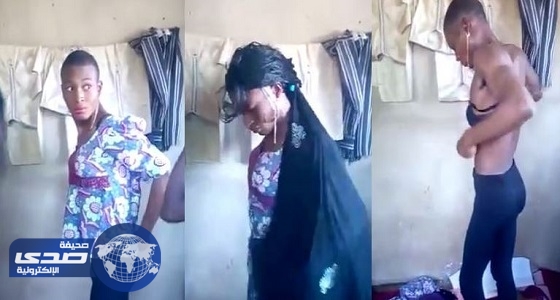 بالفيديو.. شاب يتنكر بزي نسائي للعمل خادمة منزلية