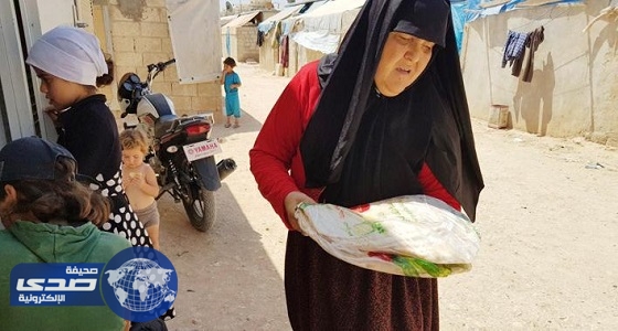 الحملة السعودية تواصل تأمين الخبز للنازحين السوريين