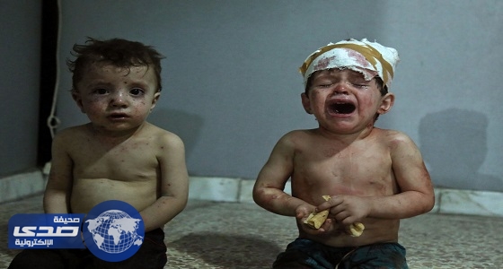 بالصور.. قتلى وجرحى بينهم أطفال فى غارات علي عين ترما السورية