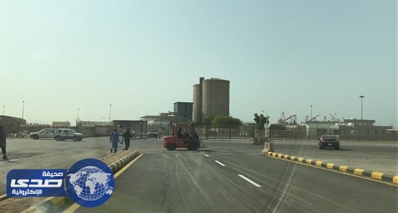 بالصور.. افتتاح طريق محطة الركاب في ميناء ينبع