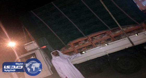 ضبط شاحنة محملة بكميات كبيرة من الدجاج الفاسد في مكة