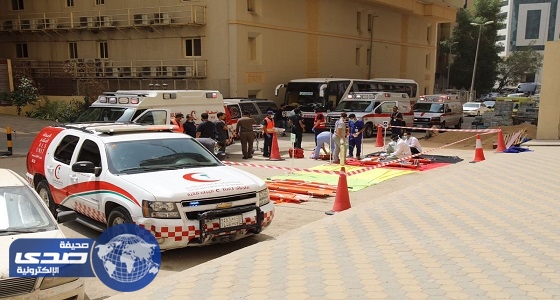” مدني مكة ” ينفذ فرضية إخلاء وإنقاذ لأحد الفنادق