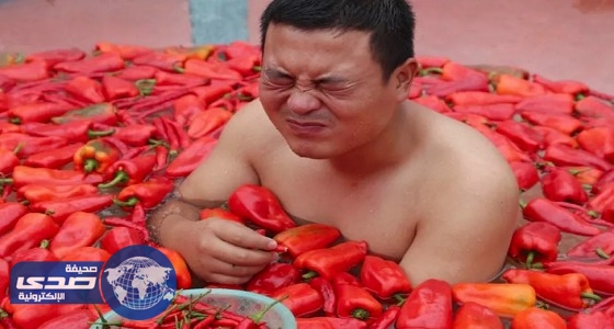 بالصور.. الصين تطلق مسابقة تناول الفلفل الحار