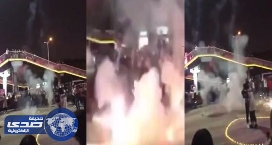 بالفيديو.. شاب يحرق مول أثناء طلب يد حبيبته