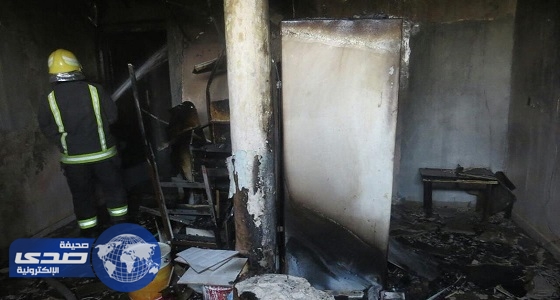 إصابة 3 عمال آسيويين إثر اندلاع حريق بمنزل شعبي في بريدة