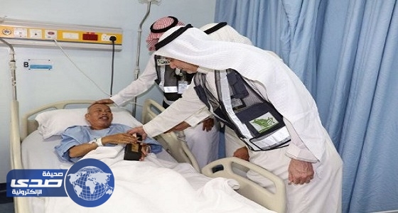 نائب مطوفي الدول العربية ومدير الحجاج يزوران 25 حاجاً بمستشفى الششة
