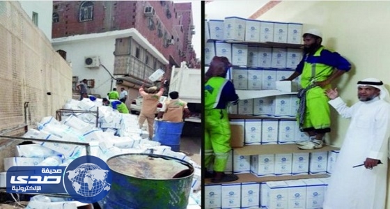 ” إمام مسجد ” يحوله لمصنع يغش مياه زمزم