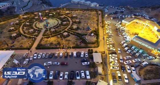 منتزه الأمير محمد بن سعود برغدان يشهد إقبالاً مكثفاً للزوار