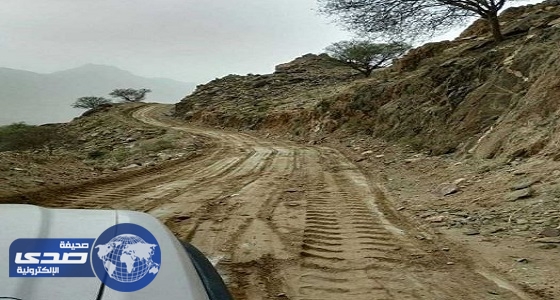 تساقط أمطار غزيرة على جازان