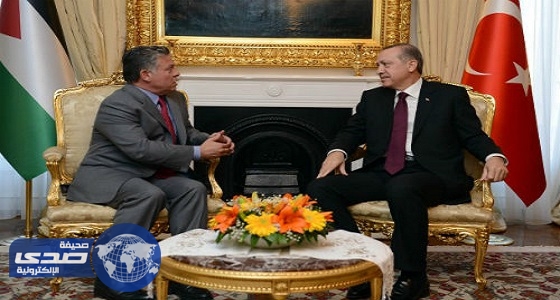 ⁠⁠⁠⁠⁠العاهل الأردني يجري مباحثات مع الرئيس التركي