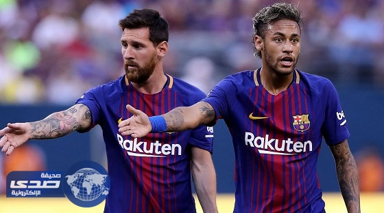 ميسي يوجه رسالة الوداع الى زميله نيمار