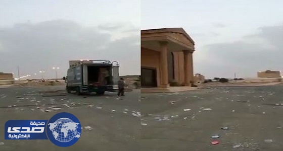 بالفيديو.. مواطن يوثق مشهد غير حضاري أمام قاعة أفراح